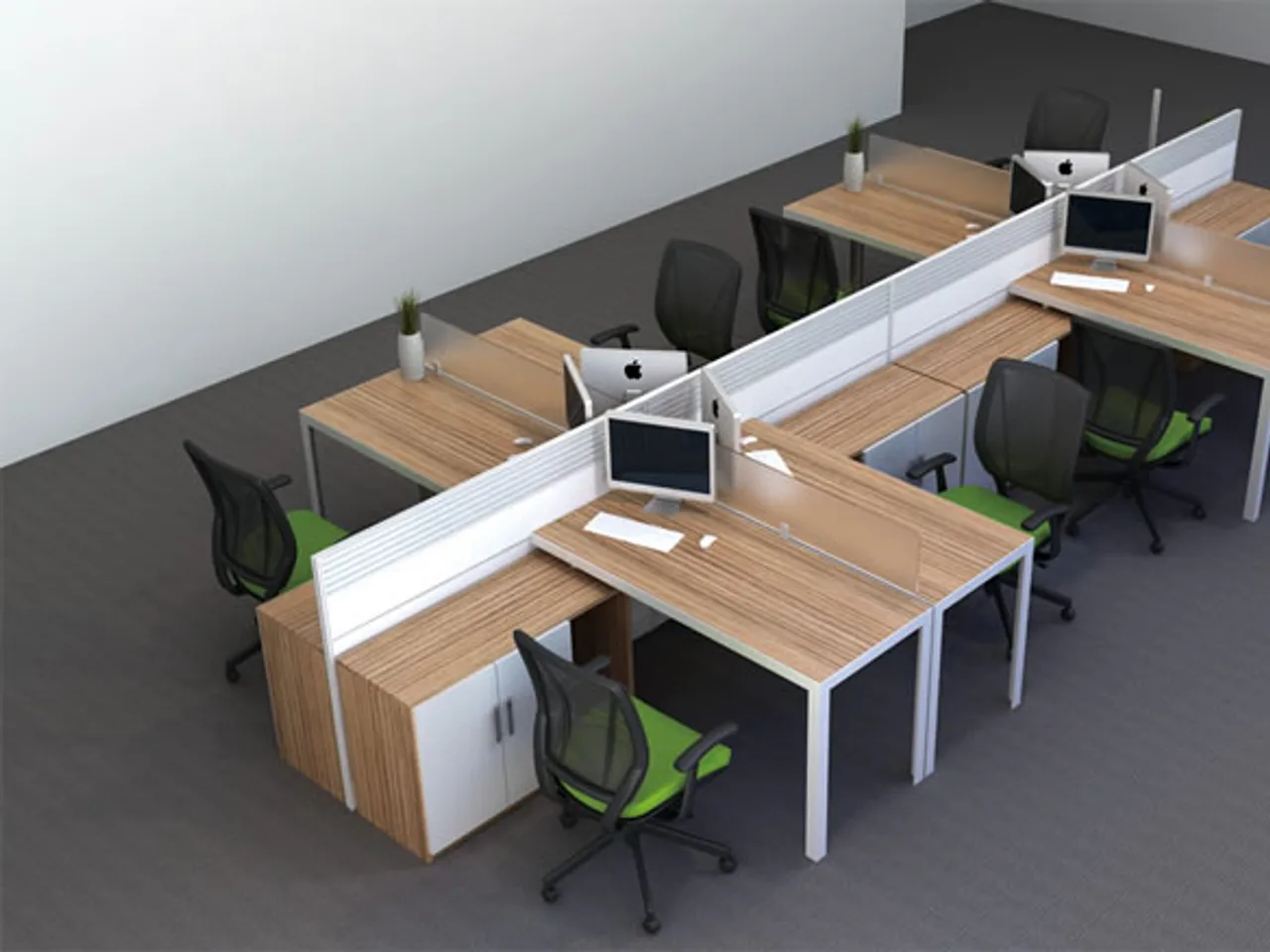 Büro space planning per Arbeitsplatz: was Einkäufer vor der Bestellung klären sollten